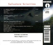 Salvatore Sciarrino (geb. 1947): Le stagioni artificiali für Violine &amp; Instrumentenensemble, CD