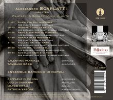 Alessandro Scarlatti (1660-1725): Kantaten und Sonaten für Flöte &amp; Bc, CD