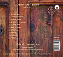 Albert de Rippe (1480-1551): Lautenwerke "O passi sparsi", CD