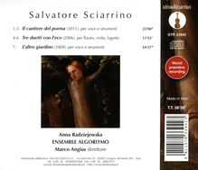 Salvatore Sciarrino (geb. 1947): Il Cantiere del Poema für Stimme &amp; Instrumente, CD