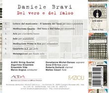 Daniele Bravi (geb. 1974): Kammermusik "Del vero e del falso", CD