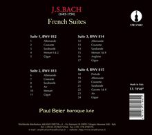 Johann Sebastian Bach (1685-1750): Französische Suiten BWV 812-815 für Laute, CD