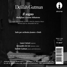 Delilah Gutman (geb. 1978): Il Sogno, CD
