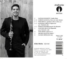 Aldo Botta - Solo Clarinet, CD