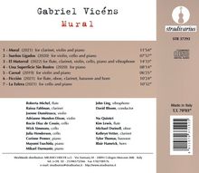 Gabriel Vicens (geb. 1988): Kammermusik - "Mural", CD