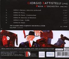 Giorgio Battistelli (geb. 1953): Prova d'Orchestra, CD