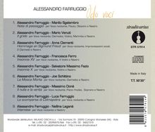 Alessandro Farruggio (geb. 1981): Kammermusik "Odo Voci", CD