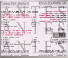 Luigi Boccherini (1743-1805): Gitarrenquintette Vol.2, CD