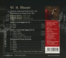 Wolfgang Amadeus Mozart (1756-1791): Duos für Violine &amp; Viola KV 423 &amp; 424, CD