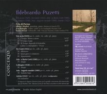 Ildebrando Pizzetti (1880-1968): Trio für Violine,Cello &amp; Klavier, CD