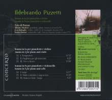 Ildebrando Pizzetti (1880-1968): Sonate für Violine &amp; Klavier in A, CD