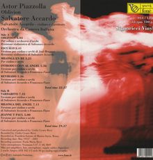 Astor Piazzolla (1921-1992): Tangos für Violine &amp; Streichorchester »Oblivion« (180g), LP