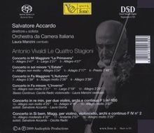 Antonio Vivaldi (1678-1741): Concerti Op.8 Nr.1-4 "4 Jahreszeiten", Super Audio CD