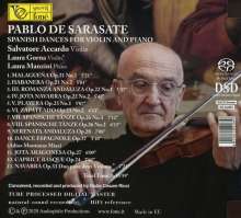 Pablo de Sarasate (1844-1908): Werke für Violine &amp; Klavier "Spanische Tänze", Super Audio CD