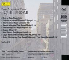 CD-Rückseite mit Titeln wie "Cicatrici" und "Cosa sono le nuvole". Stadtansicht im Hintergrund, Barcode rechts.