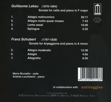 Guillaume Lekeu (1870-1894): Sonate für Cello &amp; Klavier, CD