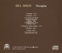 Bill Dixon (1925-2010): Thoughts, CD