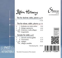 Robin Holloway (geb. 1943): Klarinettentrio op.79, CD