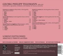 Georg Philipp Telemann (1681-1767): Sonaten für Viola da Gamba &amp; Bc TWV 41:e5 &amp; TWV 41:a6, CD