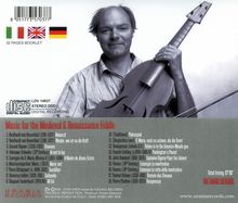 Dietmar Berger - Music for the Medieval &amp; Renaissance Fiddle, CD