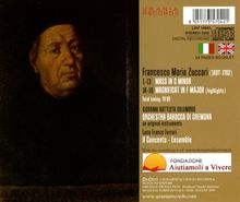 Francesco Maria Zuccari (1694-1788): Messe c-moll, CD