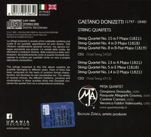 Gaetano Donizetti (1797-1848): Streichquartette Vol.1, 2 CDs
