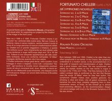 Fortunato Chelleri (1690-1757): Simphonies Nouvelles Nr.1-6, CD