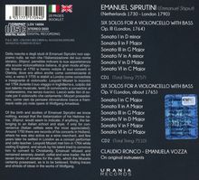 Emauel Siprutini (1730-1790): Cellosonaten op.3 Nr.1-6 &amp; op.4 Nr.1-6, 2 CDs