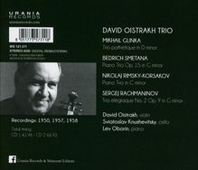 Oistrach Trio - Glinka / Rachmaninoff / Smetana / Rimsky-Korssakoff, 2 CDs