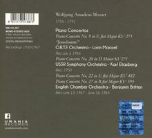 Wolfgang Amadeus Mozart (1756-1791): Klavierkonzerte Nr.9,20,22,27, 2 CDs