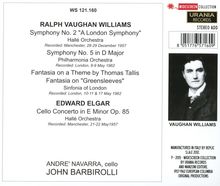 Ralph Vaughan Williams (1872-1958): Symphonien Nr.2 &amp; 5, 2 CDs