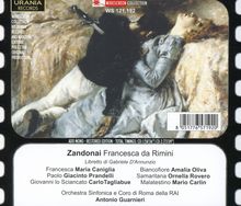 Riccardo Zandonai (1883-1944): Francesca da Rimini, 2 CDs