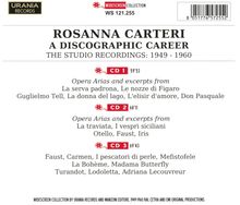 Rosanna Carteri  - A Discographic Career, 3 CDs