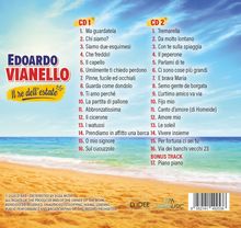 CD 1 enthält 16 Titel, CD 2 enthält 17 Titel. Im Hintergrund ist ein Strand und Meer bei klarem Himmel.