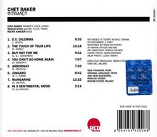 Chet Baker (1929-1988): Intimacy, CD