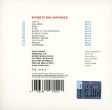 Dino Rubino: Where Is The Happiness?, CD