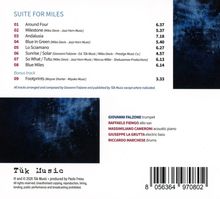 Titel: SUITE FOR MILES, Stücke: 01 Around Four, 02 Milestone, 03 Andalusia, Bonus track: 09 Footprints. Tǜk Music.