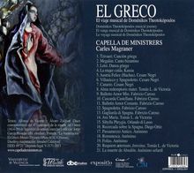 El Greco - Die musikalische Reise des Domenikos Theotokopoulos, CD