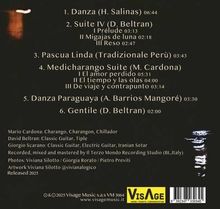 1. Danza (H. Salinas) 6:44  
2. Suite IV (D. Beltran)  
3. Pascua Linda (Tradizionale Perù) 3:43  
4. Medicharango Suite (M. Cardona)  
5. Danza Paraguaya (A. Barrios Mangoré) 3:30  
6. Gentile (D. Beltran) 2:00  
Logo: Visage Music.