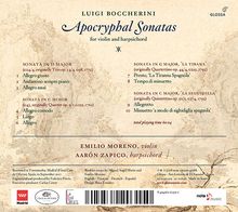 Luigi Boccherini (1743-1805): Apokryphe Sonaten für Violine &amp; Cembalo, CD