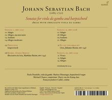 Johann Sebastian Bach (1685-1750): Gambensonaten BWV 1027-1029, CD