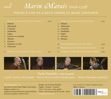 Marin Marais (1656-1728): Pieces a une et a deux Violes et Basse continue, CD