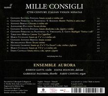 Violinsonaten aus  Italien (17.Jahrhundert) -  "Mille Consigli", CD