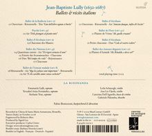 Jean-Baptiste Lully (1632-1687): Ballets &amp; Recits Italiens, CD