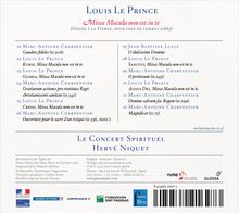 Louis Le Prince: Missa Macula non est in te (1663), CD