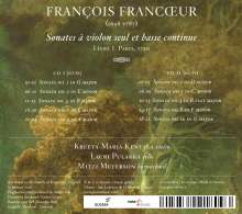 Francois Francoeur (1698-1787): Violinsonaten Nr.1-10 Livre 1 (Paris 1720), CD