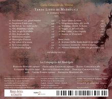 Carlo Gesualdo von Venosa (1566-1613): Madrigali a cinque voci Libro III, CD