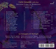 Carlo Gesualdo von Venosa (1566-1613): Madrigali a cinque voci Libro II, CD