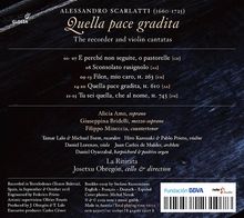 Alessandro Scarlatti (1660-1725): Kantaten "Quella pace gradita", CD