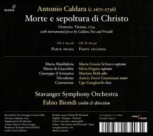 Antonio Caldara (1671-1736): Morte e Sepoltura di Christo (Oratorium, Wien 1724), 2 CDs